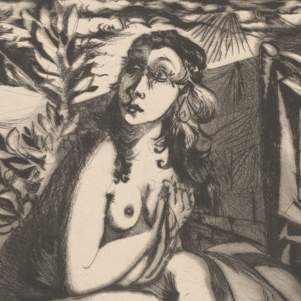 Susanna and the Elders - Nicolaas Wynberg - Artwork detail