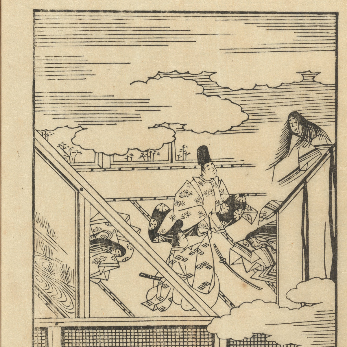 The Illustrated Tale of Genji - Yamamoto Shunshō - Artwork detail