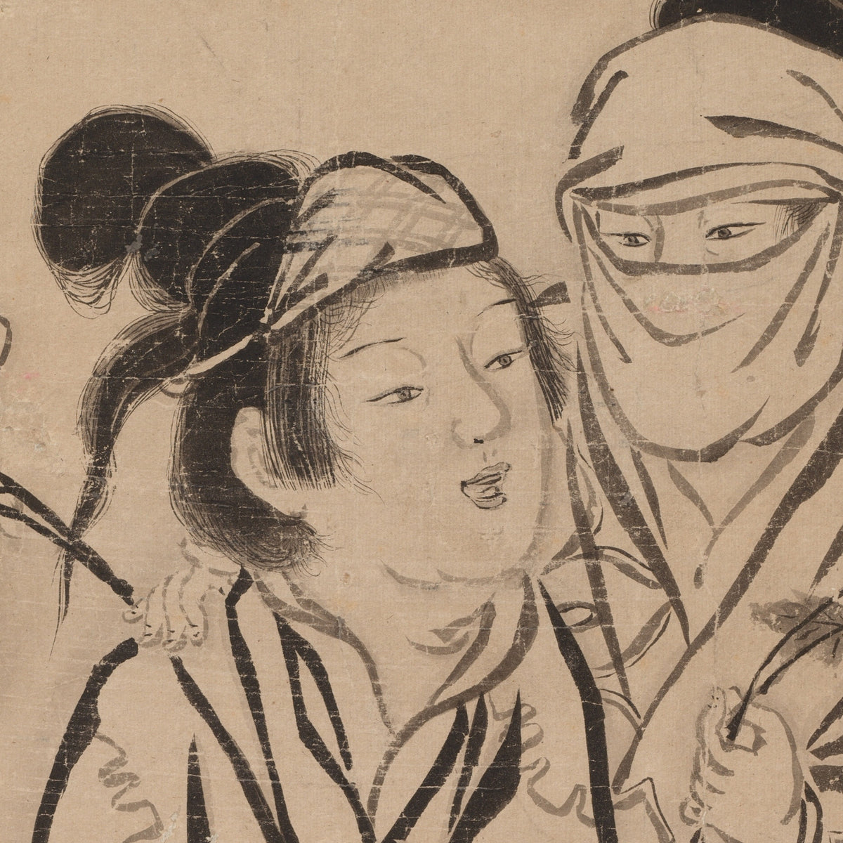 A Couple - Hasegawa Sōen - Artwork detail
