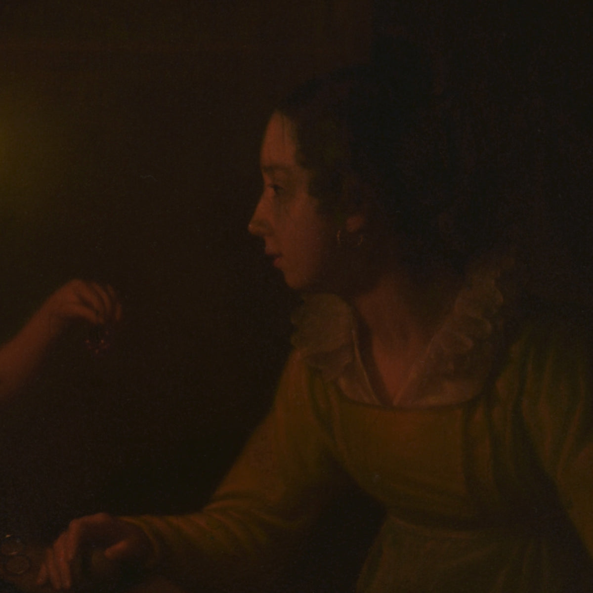 A Woman and a Child by Candlelight - Michiel Versteegh - Artwork detail
