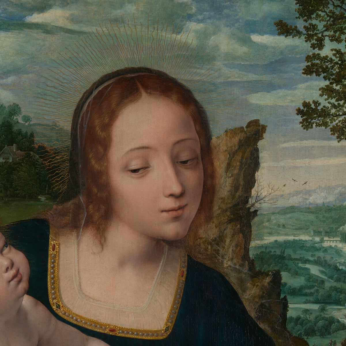 The Rest on the Flight into Egypt - Jan Massys - Artwork detail