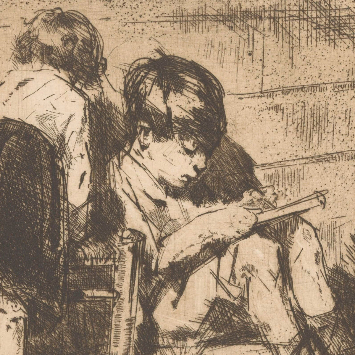 Twee kinderen - Han van Meegeren - Artwork detail