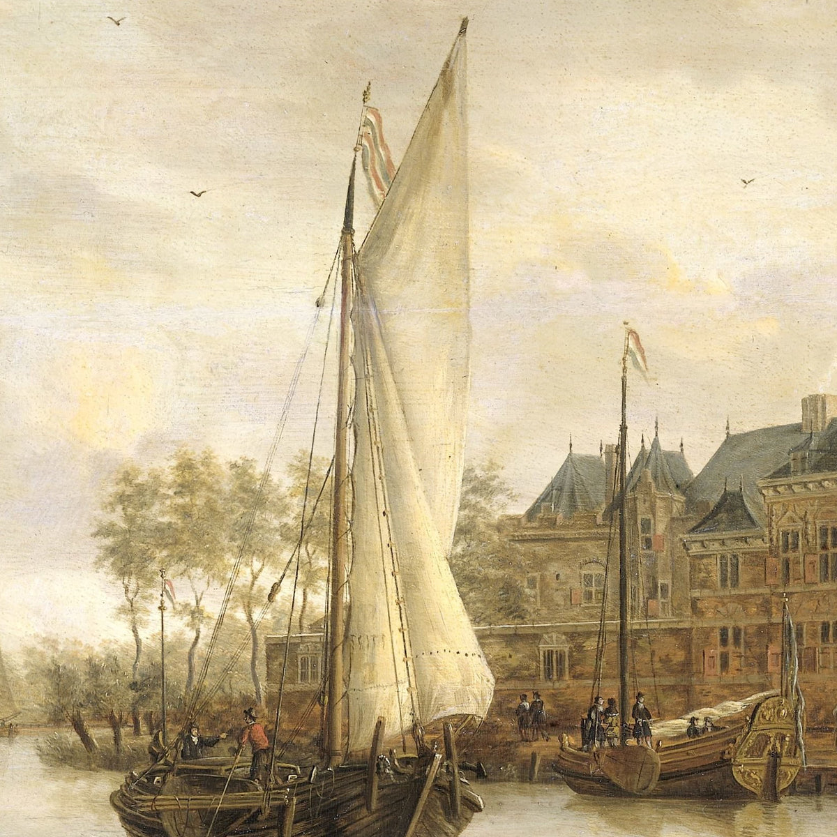 Het kasteel Nijenrode aan de Vecht bij Breukelen - Jacobus Storck - Artwork detail