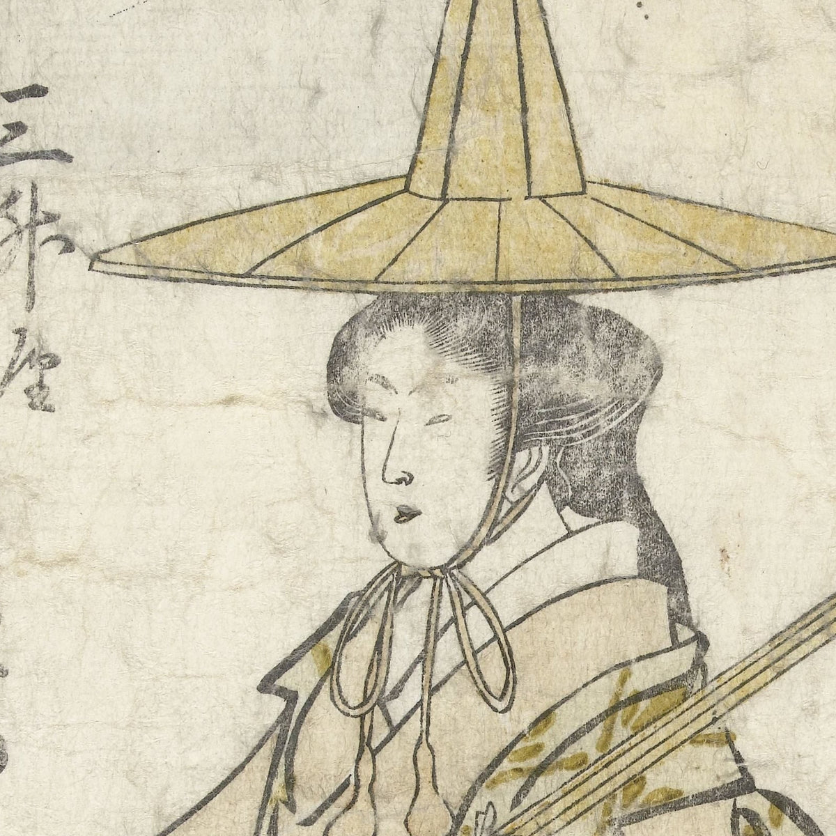 Courtisane Makino uit het Sansho huis - Nagahide - Artwork detail