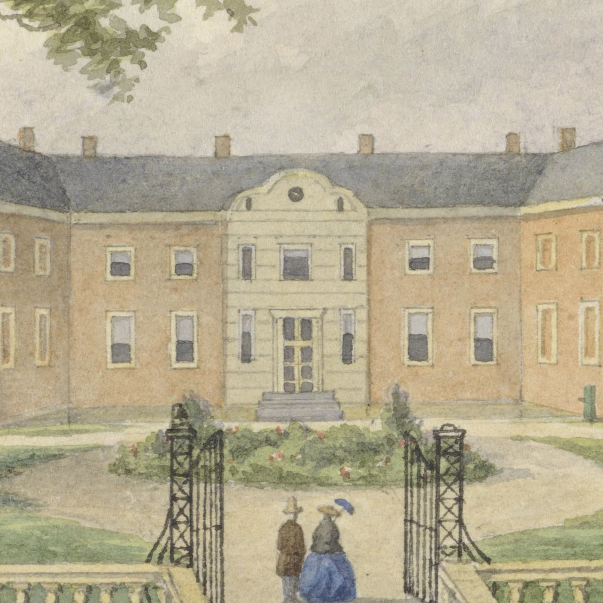 Het Huis Ampsen, bij Lochem - Christianus Hendricus Hein - Artwork detail
