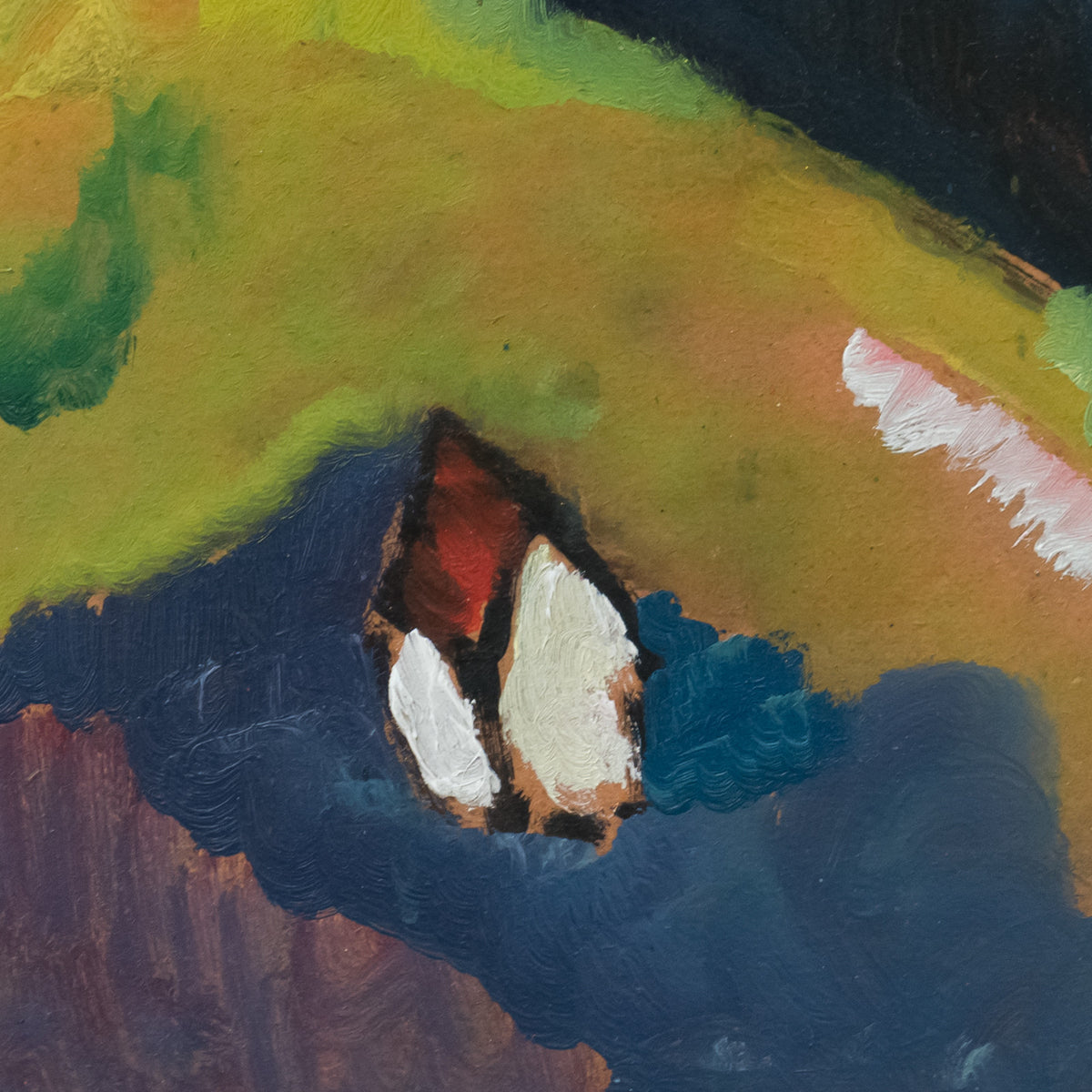 Murnau Mountain Landscape with Church - Wassily Kandinsky - Artwork detail