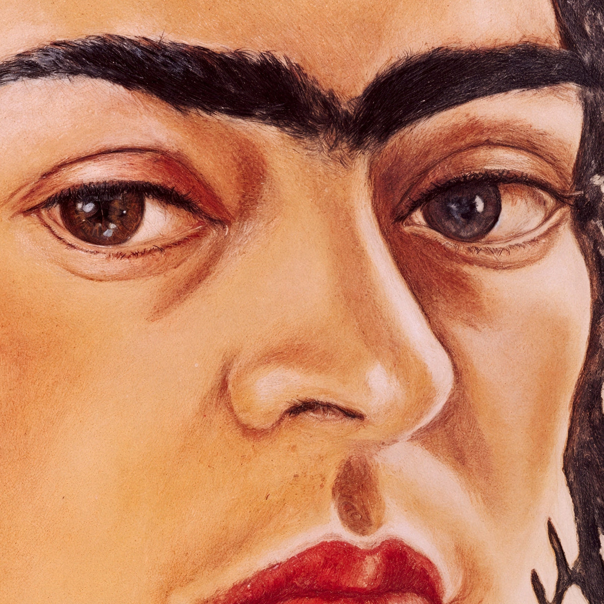 Self-Portrait Dedicated to Sigmund Firestone - Frida Kahlo - Artwork detail