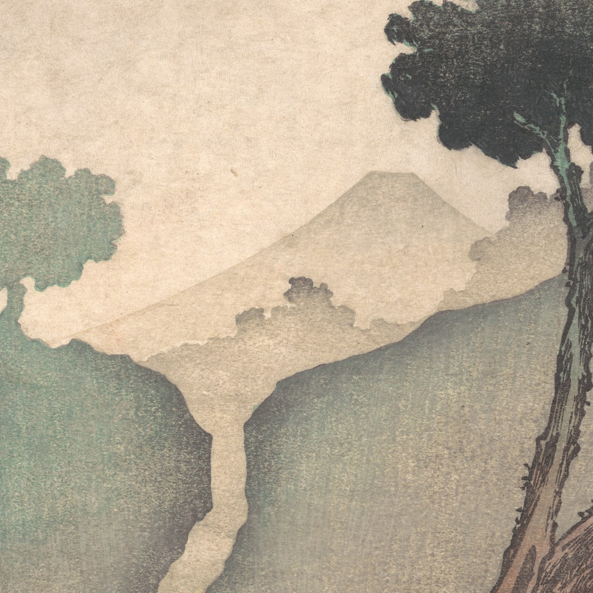 Landscape in the Mist - Utagawa Kunisada - Artwork detail