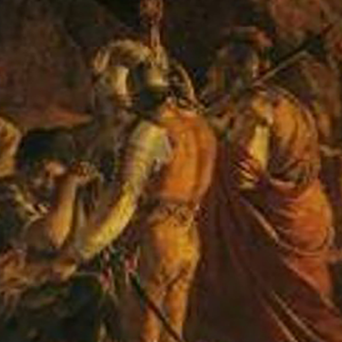 A Grotto in the Kingdom of Naples, with Banditti - Joseph Wright - Artwork detail