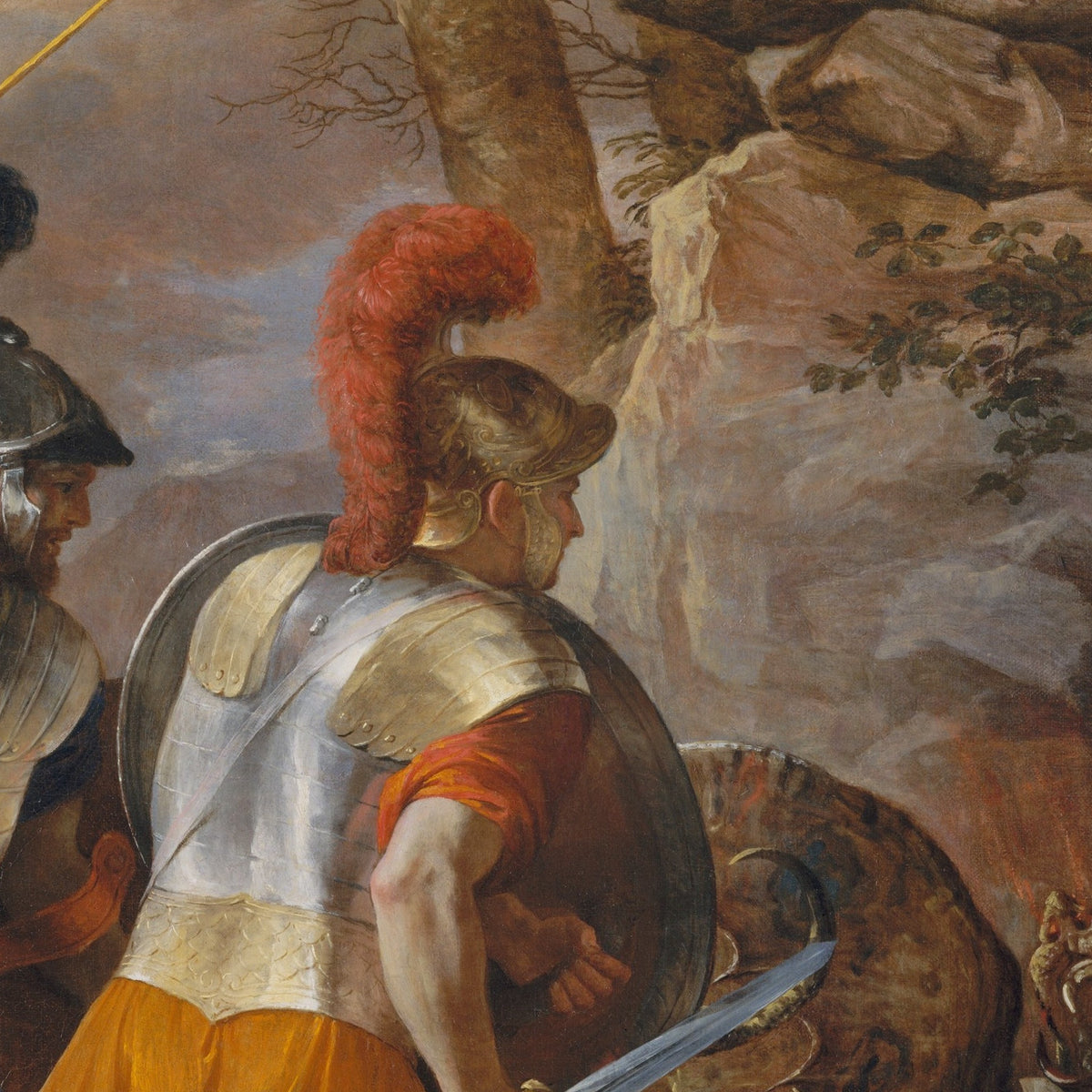 The Companions of Rinaldo - Nicolas Poussin - Artwork detail