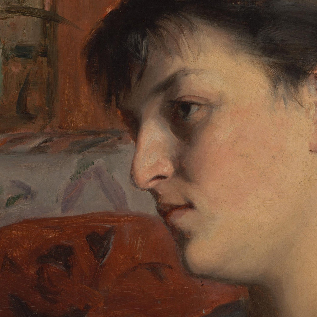 Portrait of Alexandrine Patchenko - Marie Bashkirtseff - Artwork detail