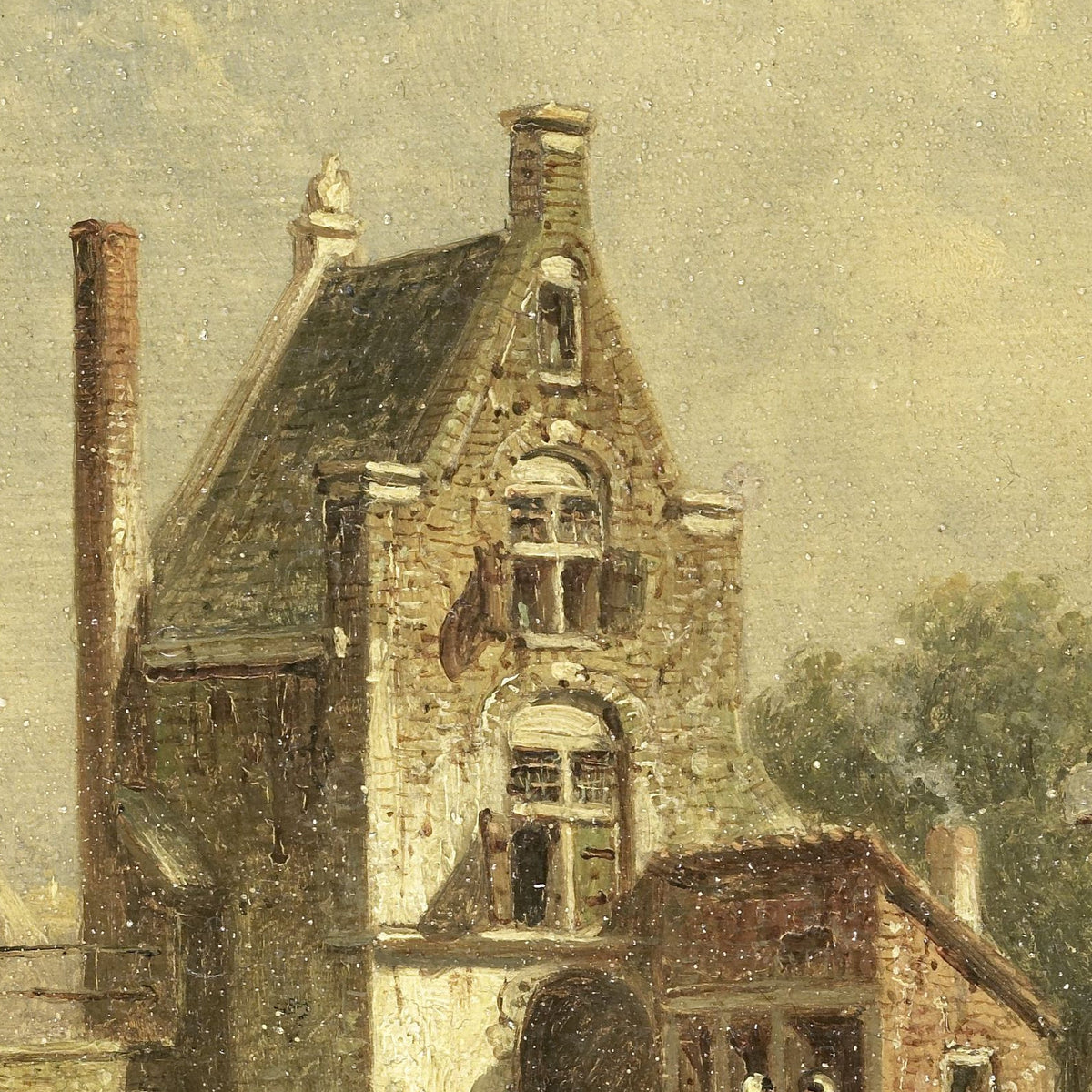 De Koepoort te Delft - Petrus Gerardus Vertin - Artwork detail