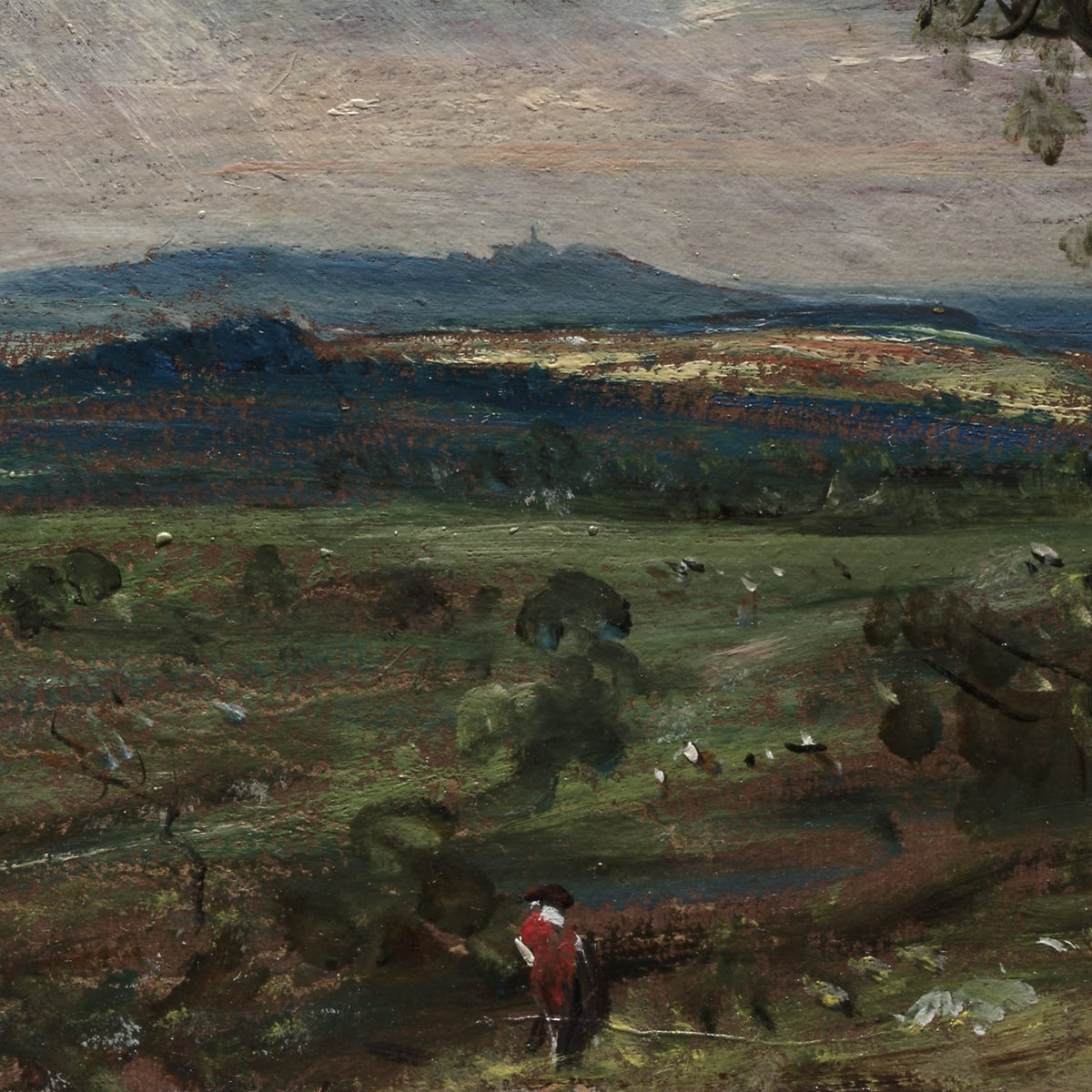 Hampstead Heath, Looking Toward Harrow - John Constable - Artwork detail