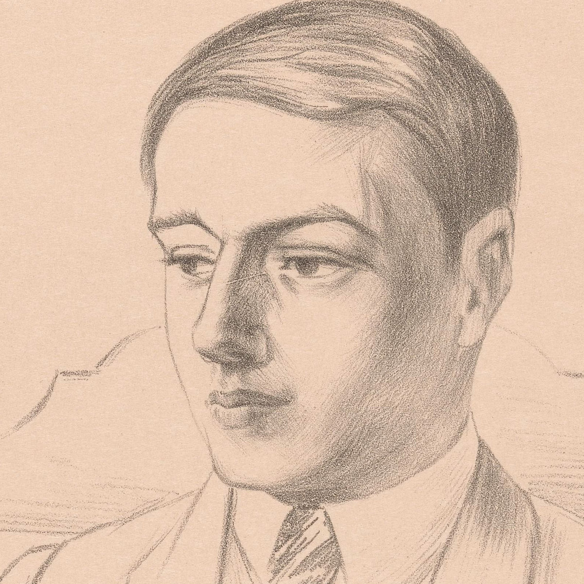 Portrait of a Young Man - Simon Moulijn - Artwork detail