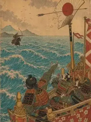 Nasu no Yoichi at Yashima story collection